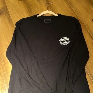 Black long-sleeved Vans shirt from Zumiez